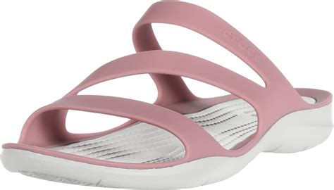 Crocs Womens Swiftwater Sandal, Lightweight and Sporty。